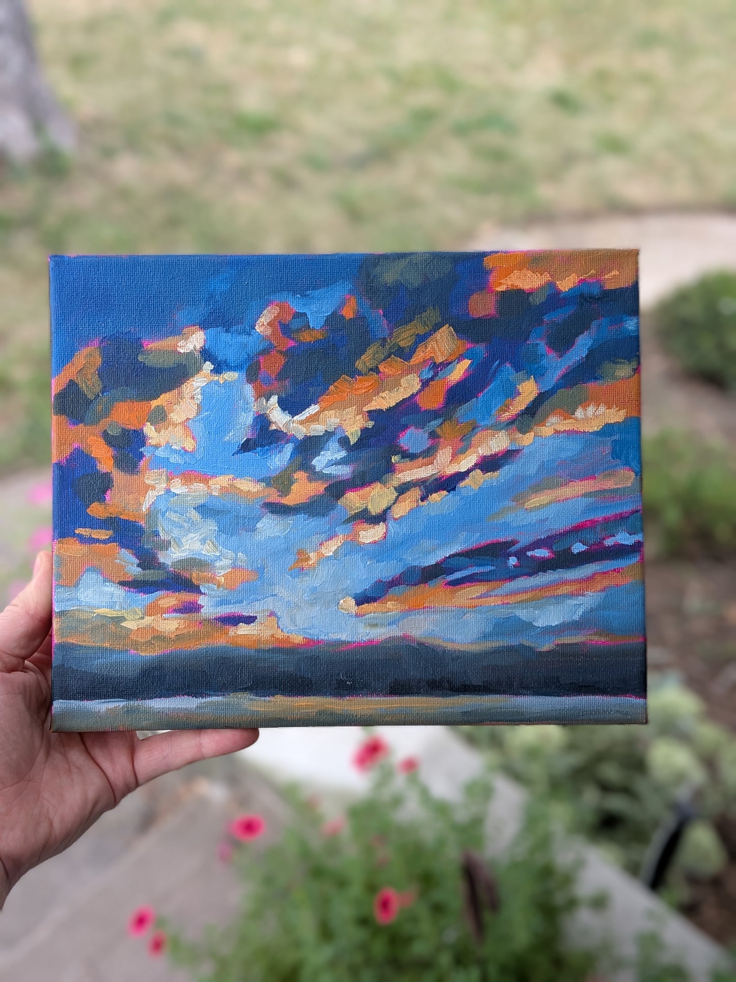 “Wonderful Contrast” - acrylic on canvas