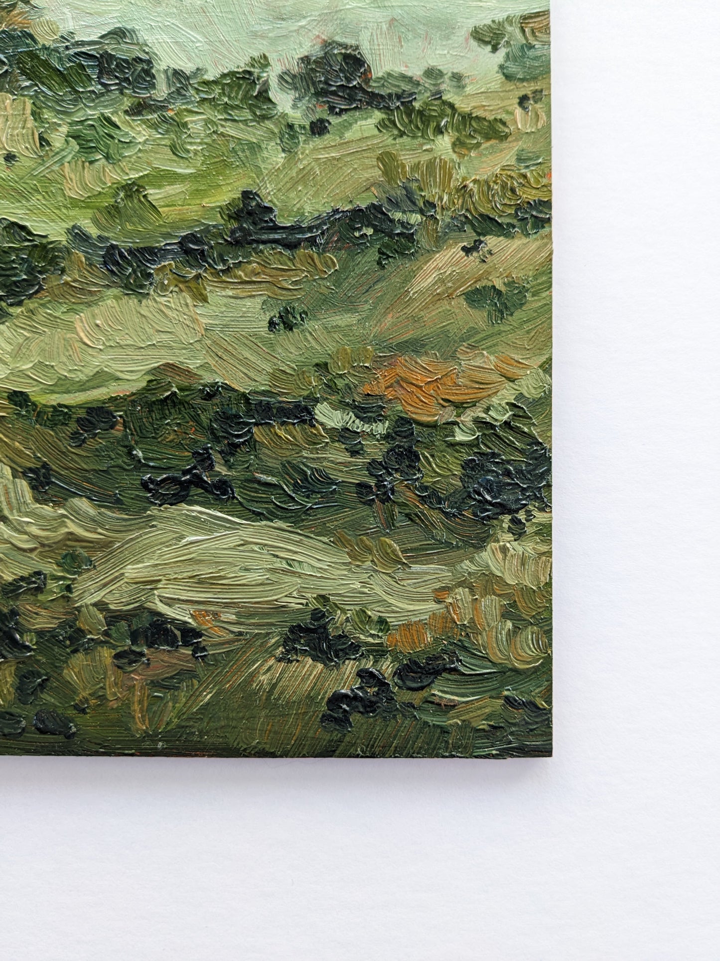 “Grassy Knoll” - 5x5 Original Oil Painting