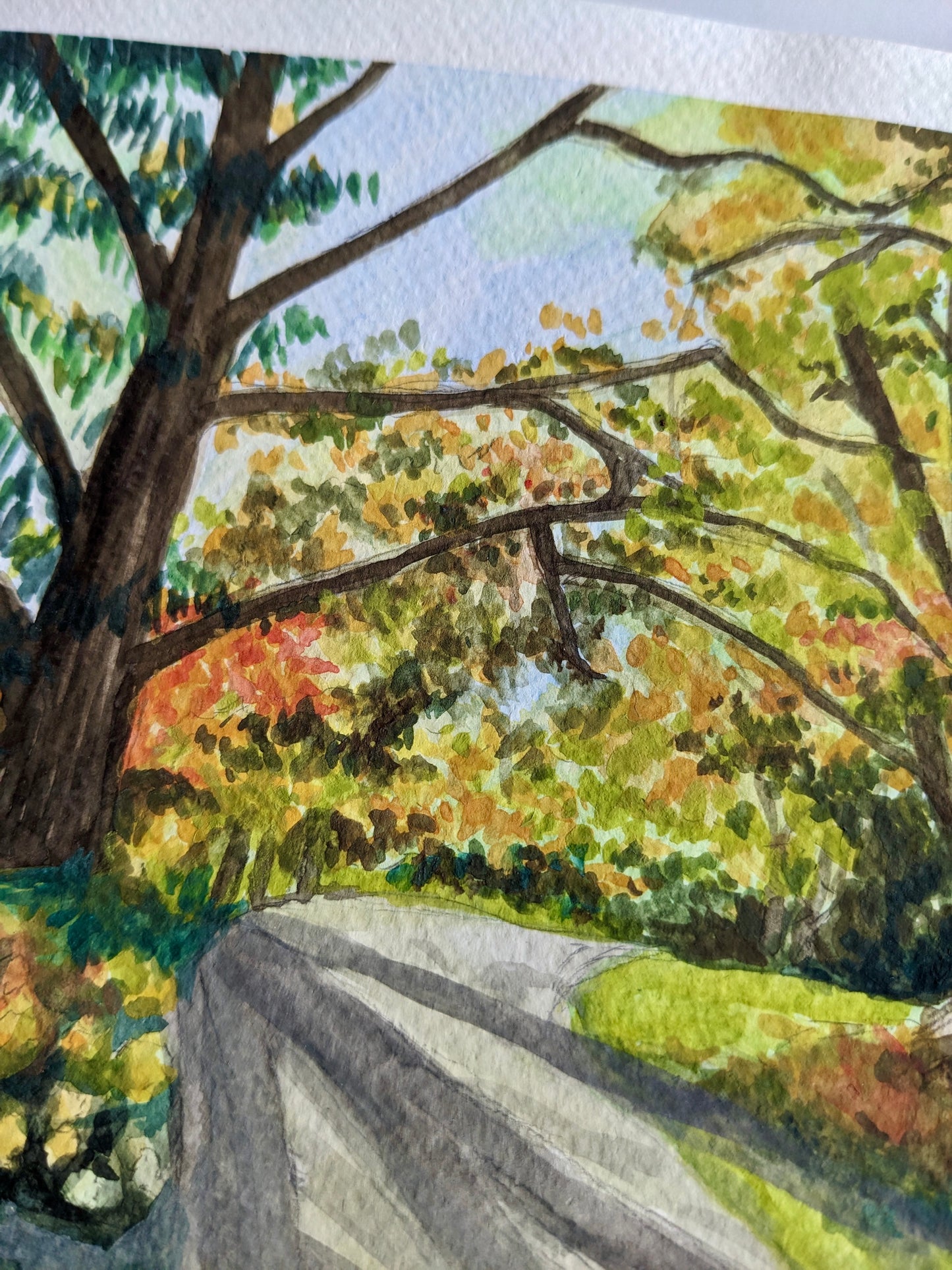 “Inniswood Metro Gardens” - 7x10 Watercolor Painting