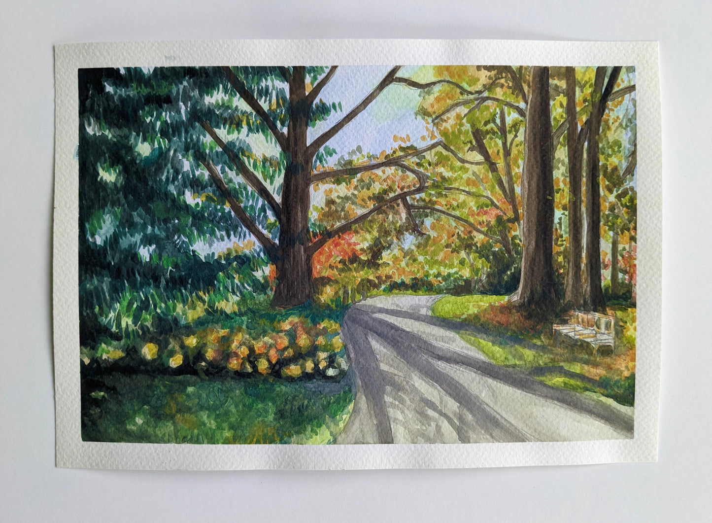 “Inniswood Metro Gardens” - 7x10 Watercolor Painting