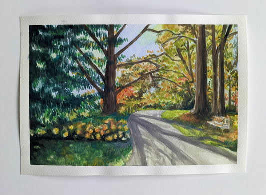“Inniswood Metro Gardens” - 7x10 Watercolor Painting