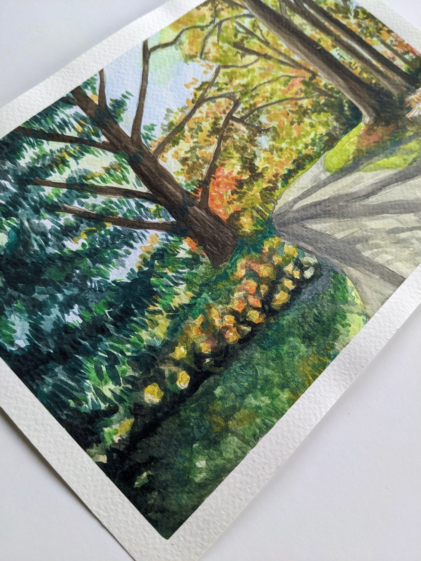 “Inniswood Metro Gardens” - 7x10 Watercolor Painting