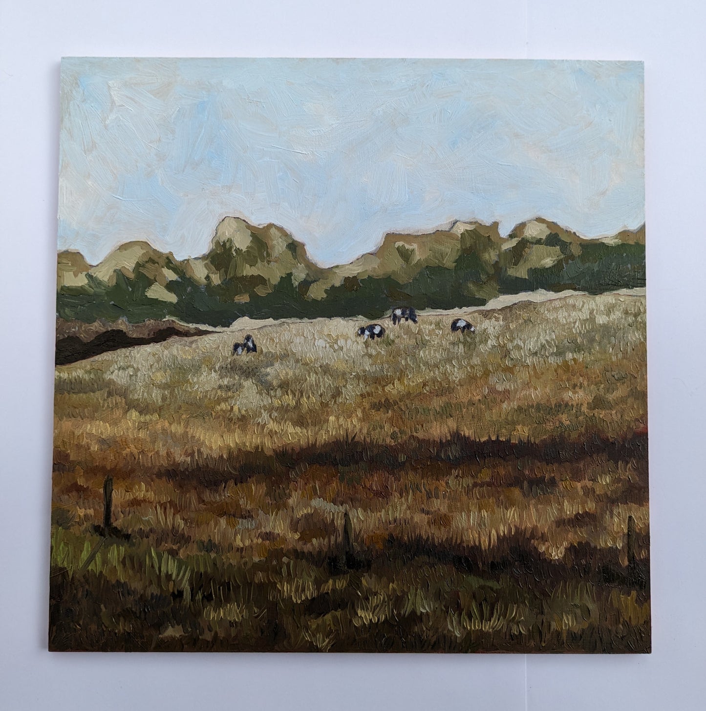 “Greener” - 12x12 Original Oil Painting
