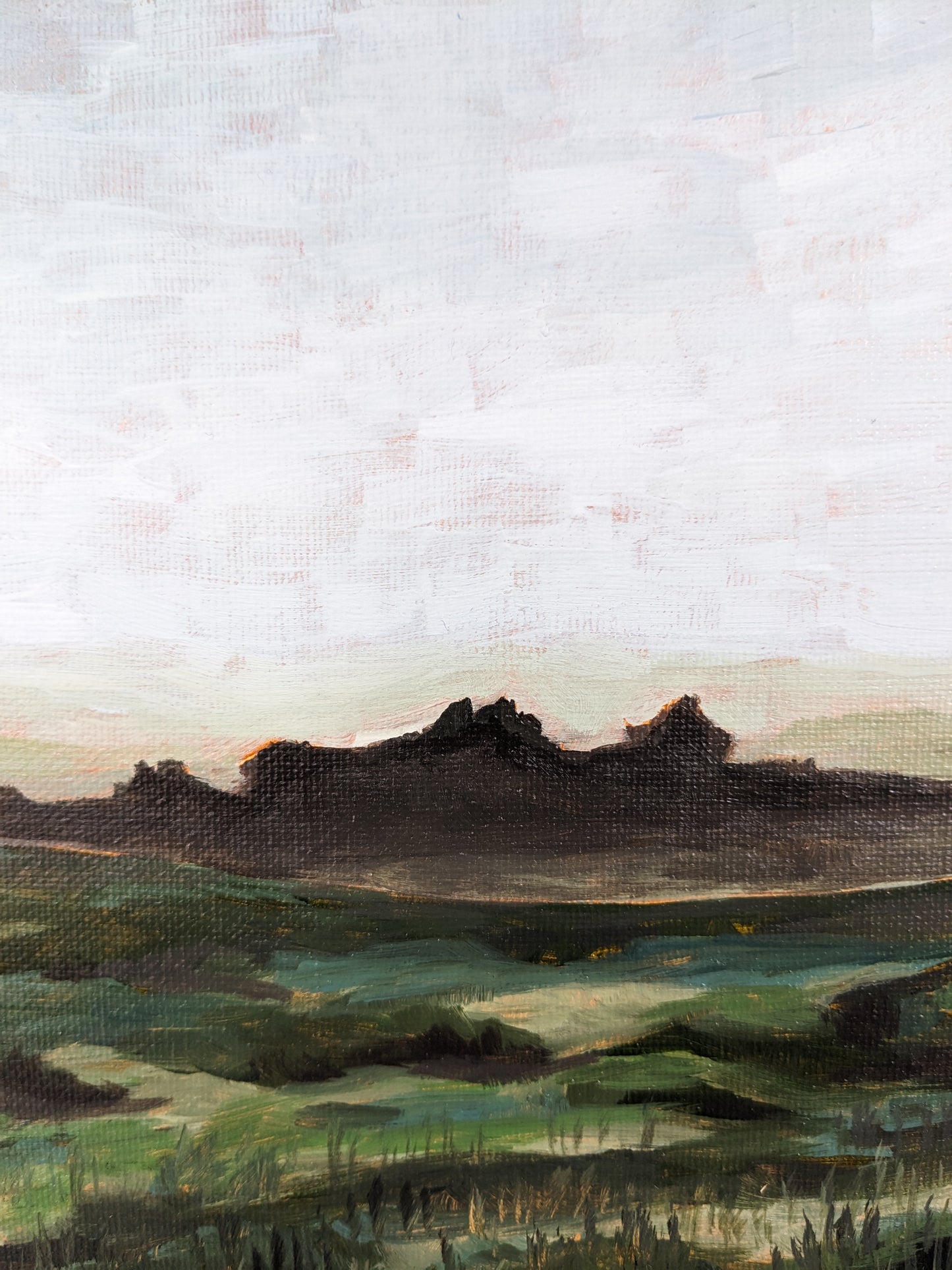 “Expansive Green” - 8x10 Original Acrylic Painting
