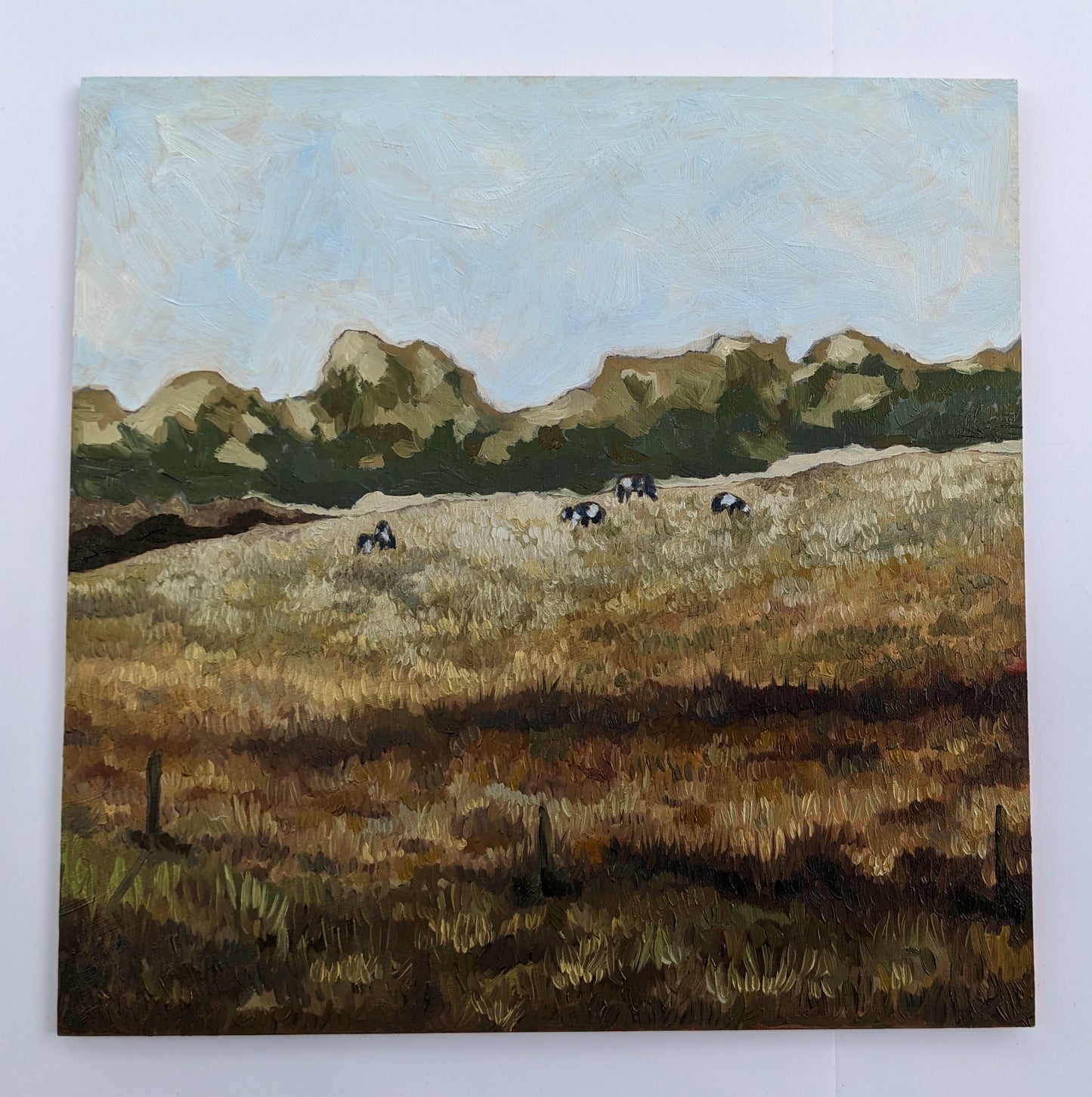 “Greener” - 12x12 Original Oil Painting