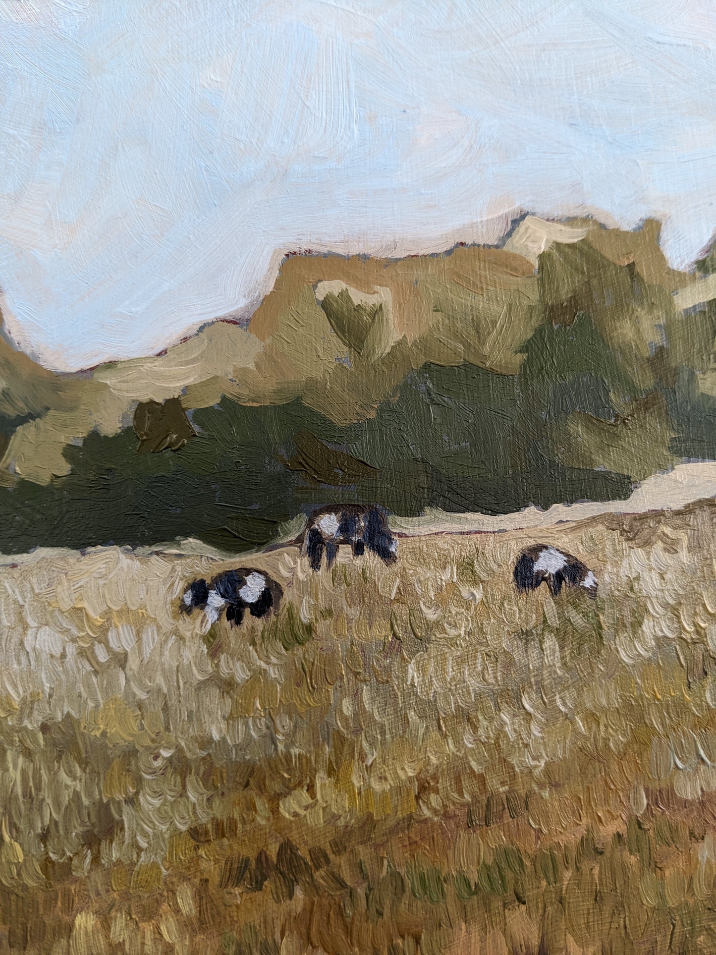 “Greener” - 12x12 Original Oil Painting