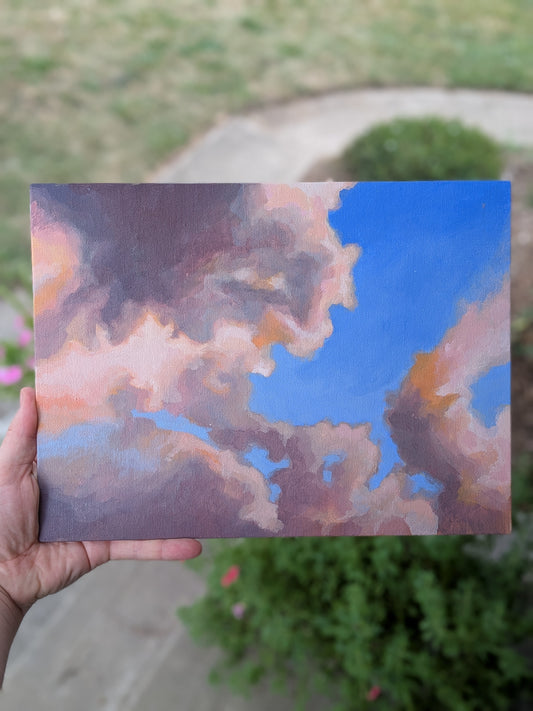 “Porch sittin" - acrylic on canvas board