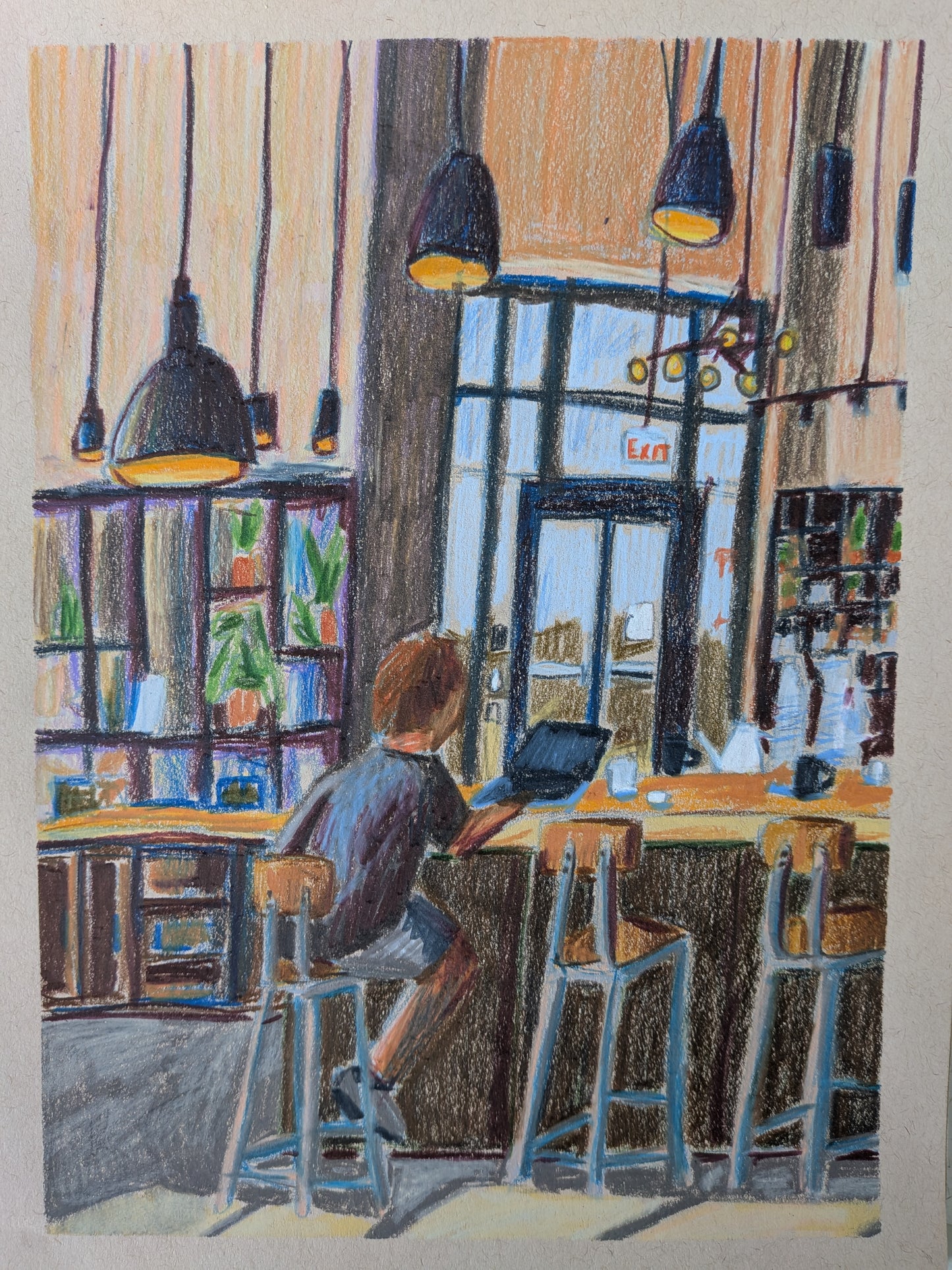 “Coffee shop sunshine on a Monday morning“ - 8x10 Limited Edition Print