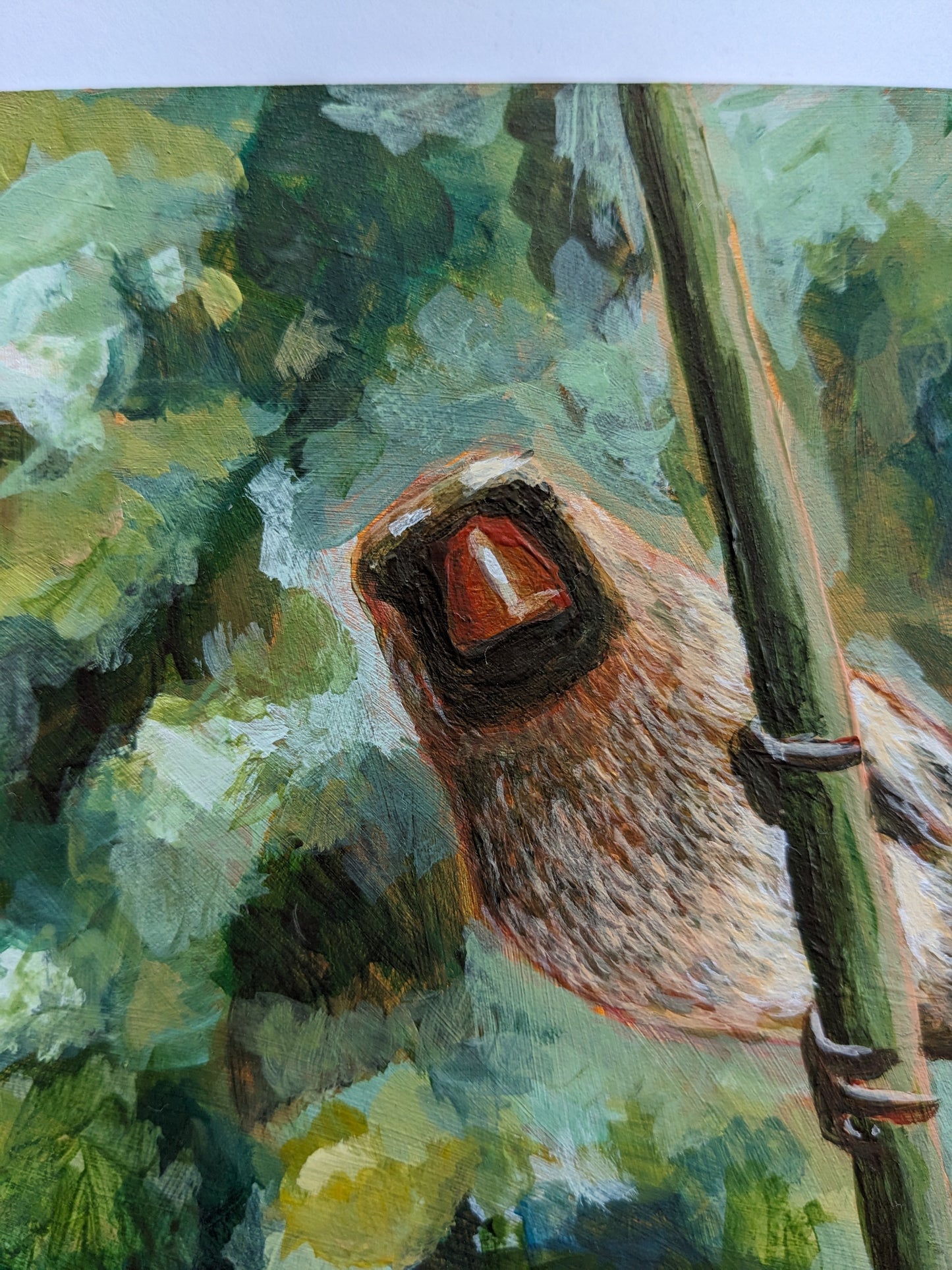 ORIGINS 5 : Youth - 6x6 Original Acrylic Painting