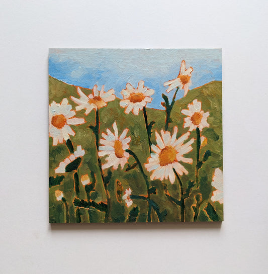ORIGINS 1 : Present - 5x5 Original Oil Painting