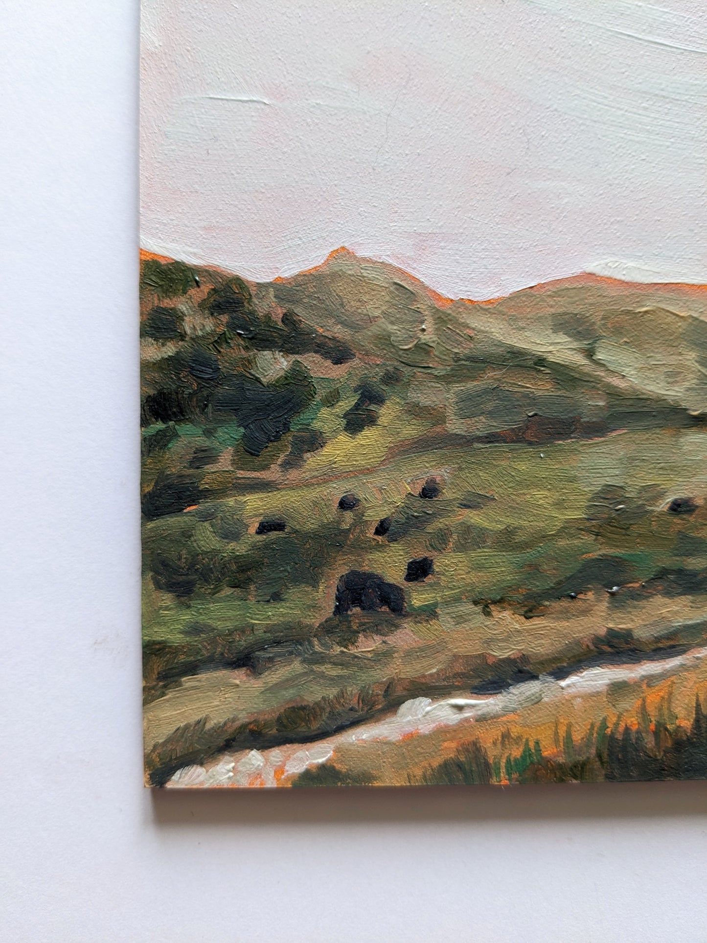 ORIGINS 3 : Distant Past - 5x5 Original Oil Painting