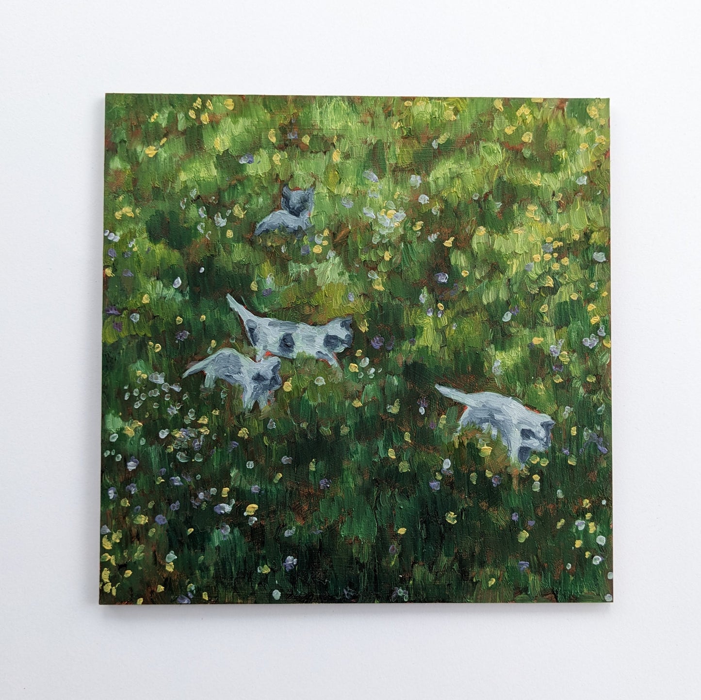 ORIGINS 8 : Old Enough To Remember - 6x6 Original Oil Painting