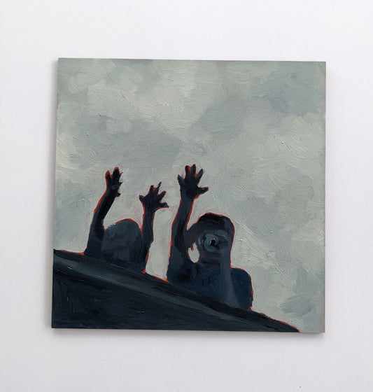 ORIGINS 7 : Young Inspiration - 6x6 Original Oil Painting